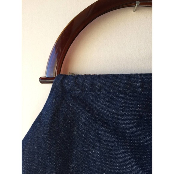 Unique PAUL GAUGUIN Art Painting Canvas Denim Tote Bag Purse - Picture 5 of 6